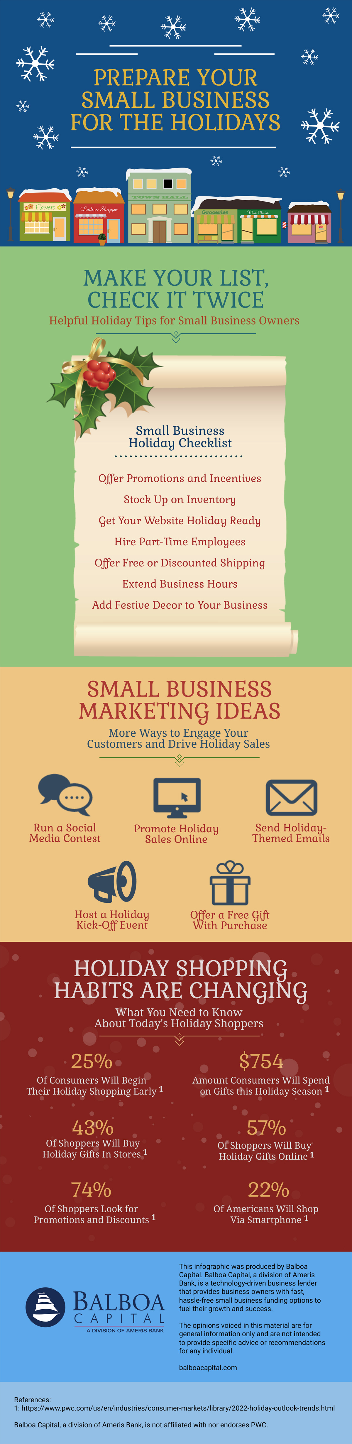 Holiday Business Planning Infographic