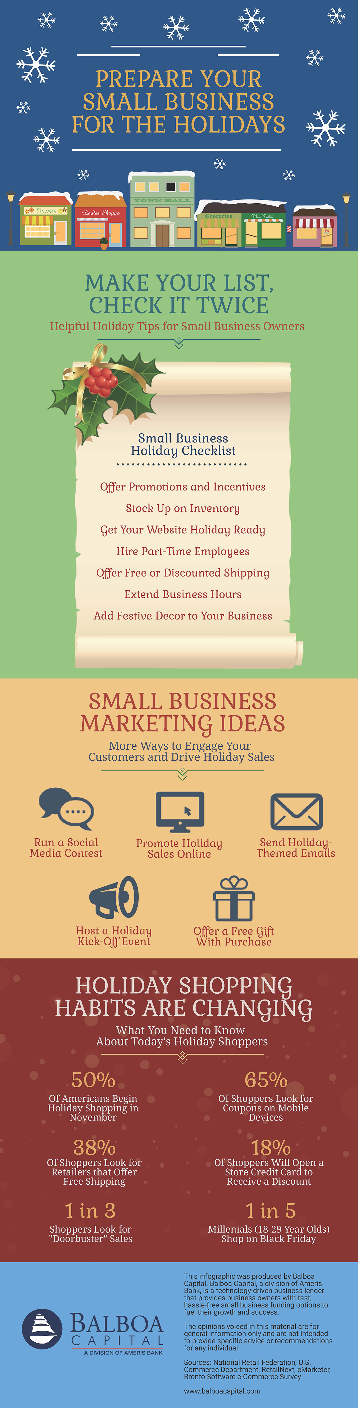 Holiday Business Planning Infographic