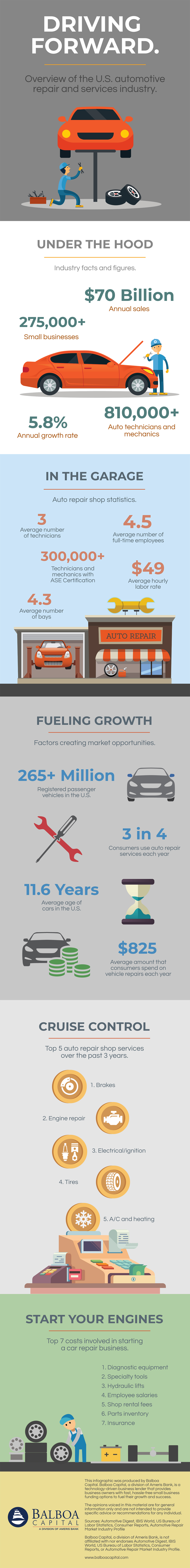 Auto Repair Industry Infographic