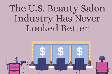 beauty salon infographic, hair salon infographic