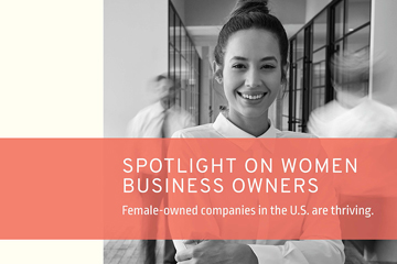 women business owners infographic, women in business, female entrepreneurship infographic