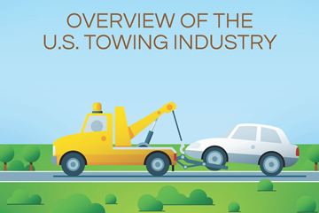 towing industry infographic, unites states tow truck industry infographic