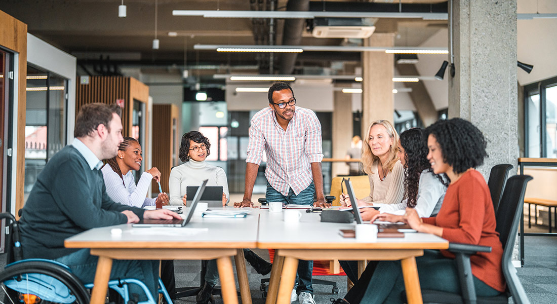 productive business meeting with managers and employees, year-end productivity tips